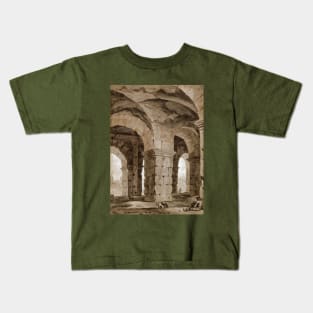 Under the arches of the Colosseum Kids T-Shirt